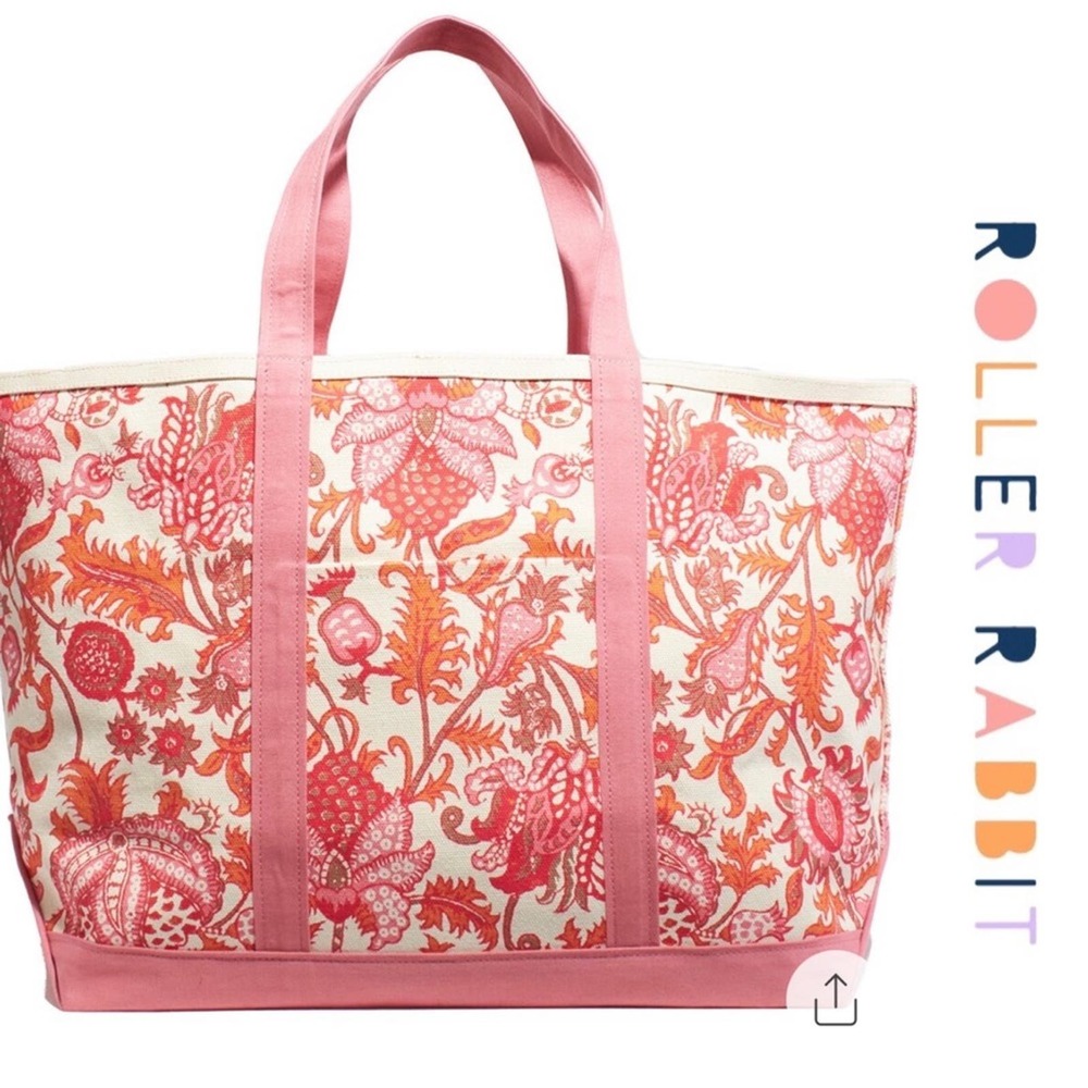 Roller Rabbit Amanda Canvas Tote